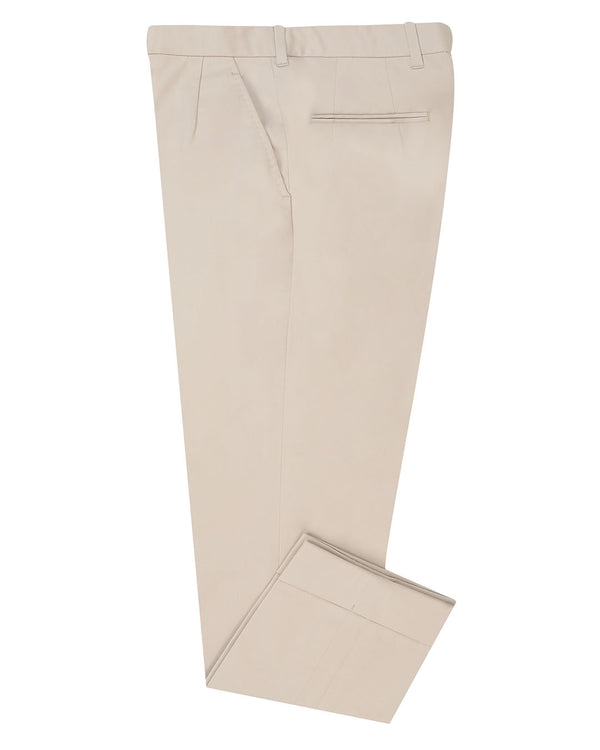 Beige Cotton Chino