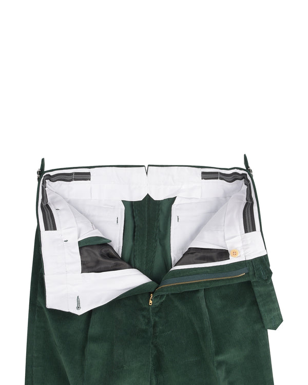 Brisbane Moss Bottle Green 12 Wale Corduroy