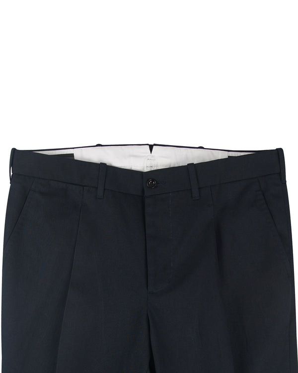 Brisbane Moss Navy Cotton Cavalry Twill