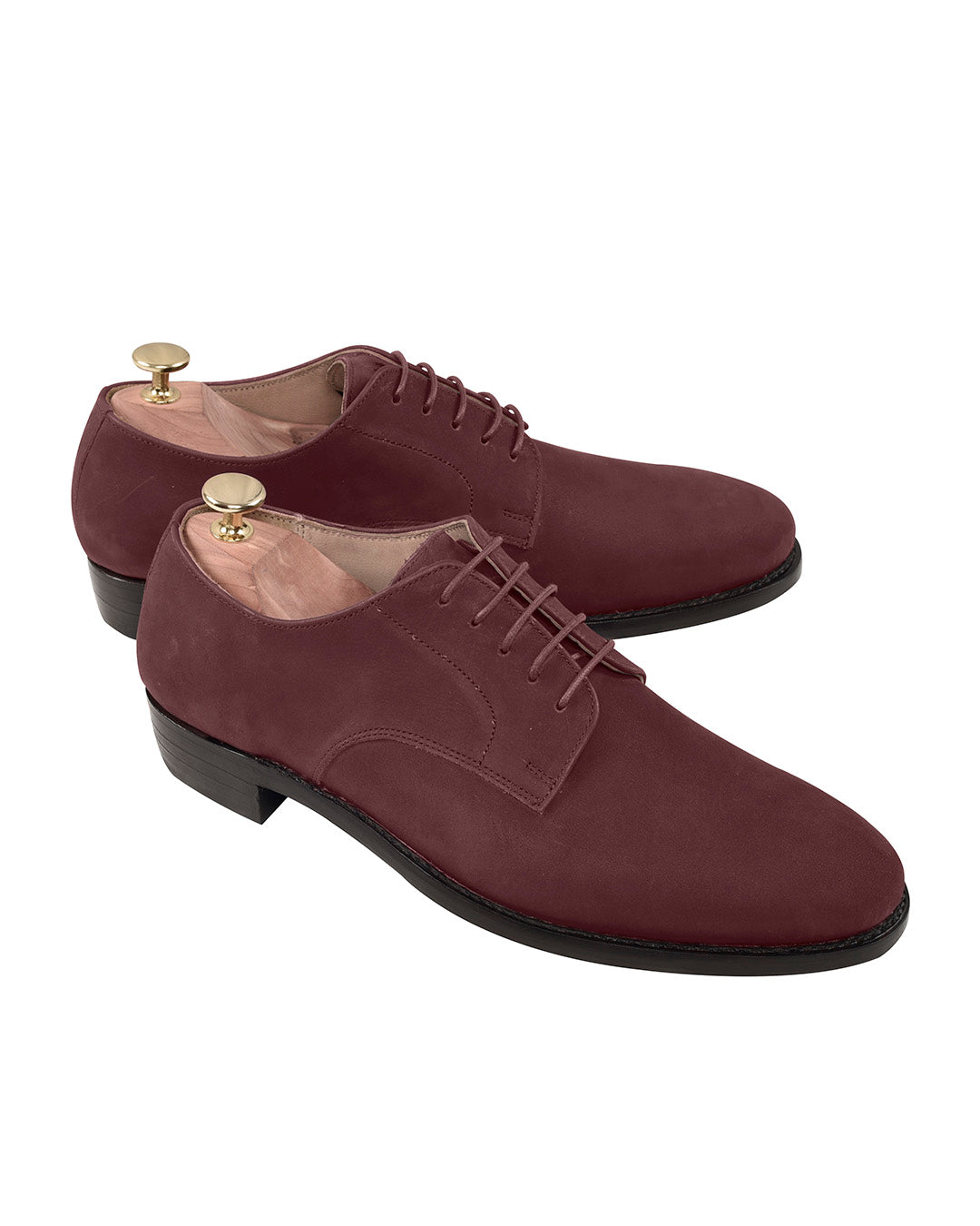 Nubuck Derby Burgundy - 1