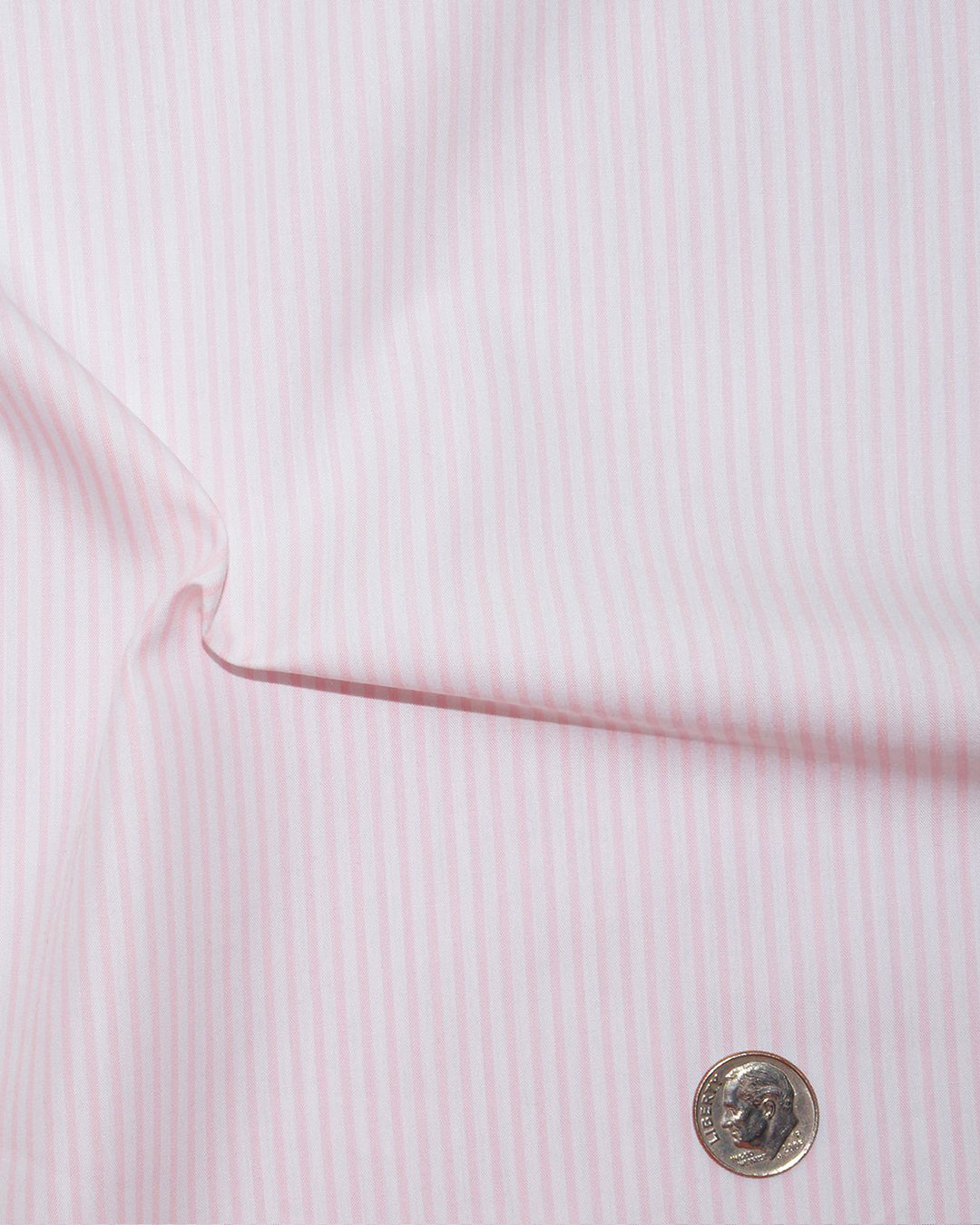 Blush Pink White Candy Stripes Shirt