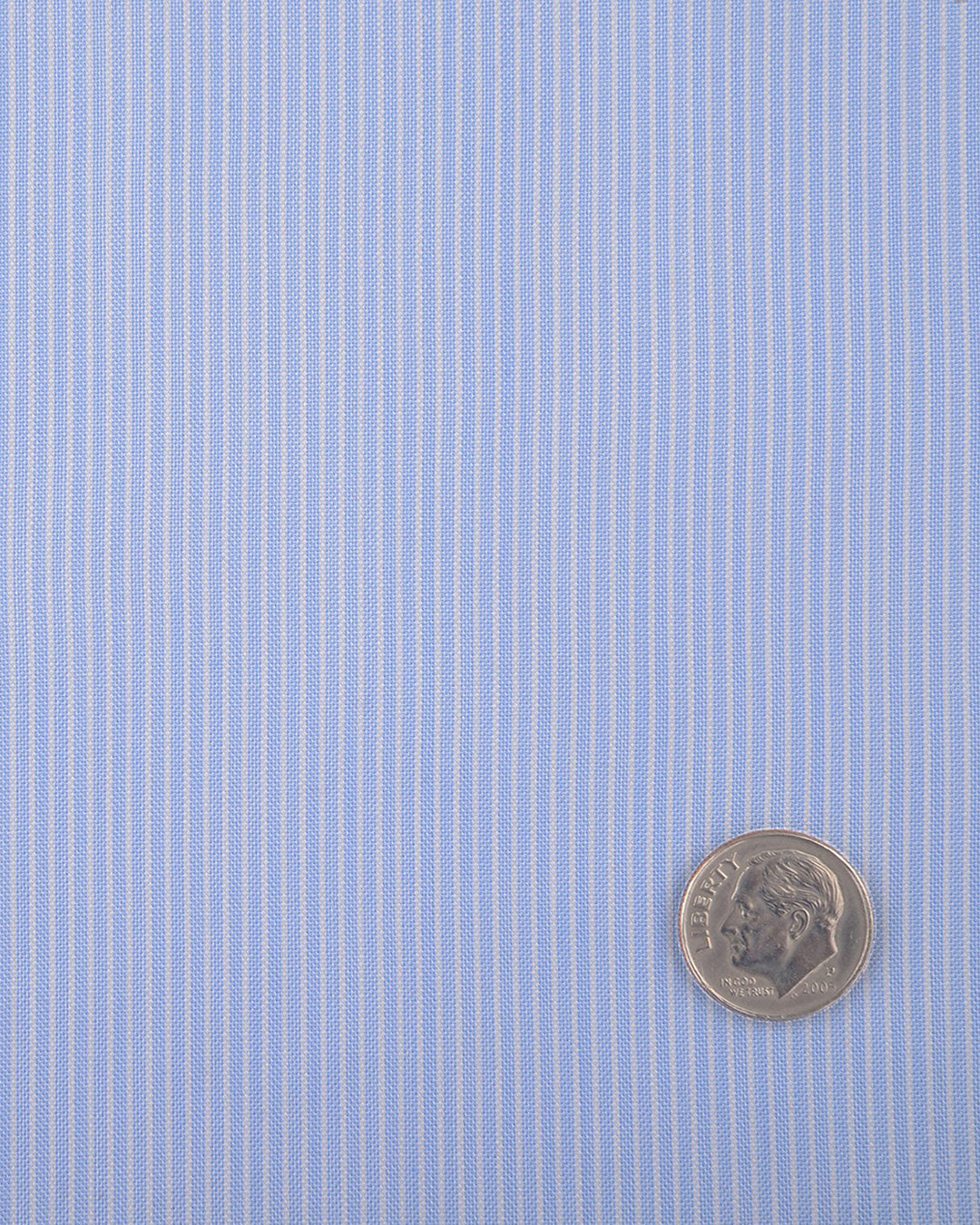 Baby Blue Whtile Candy Stripes Shirt - 4