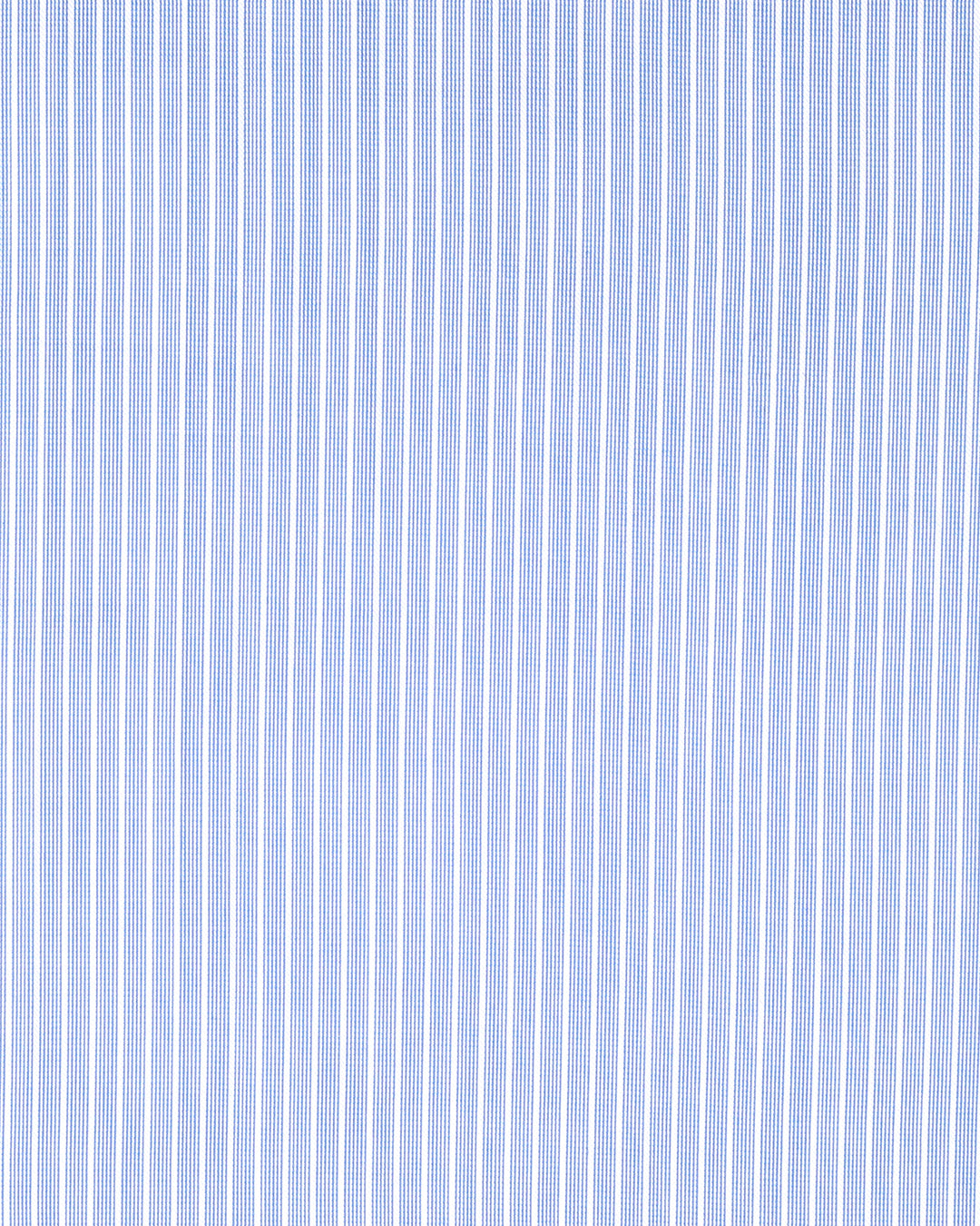 Blue White Striped Business Shirt - 4