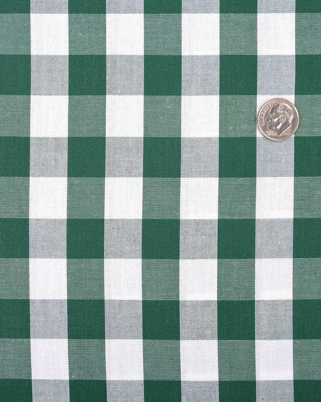 Green White Macro Gingham Checks - 4