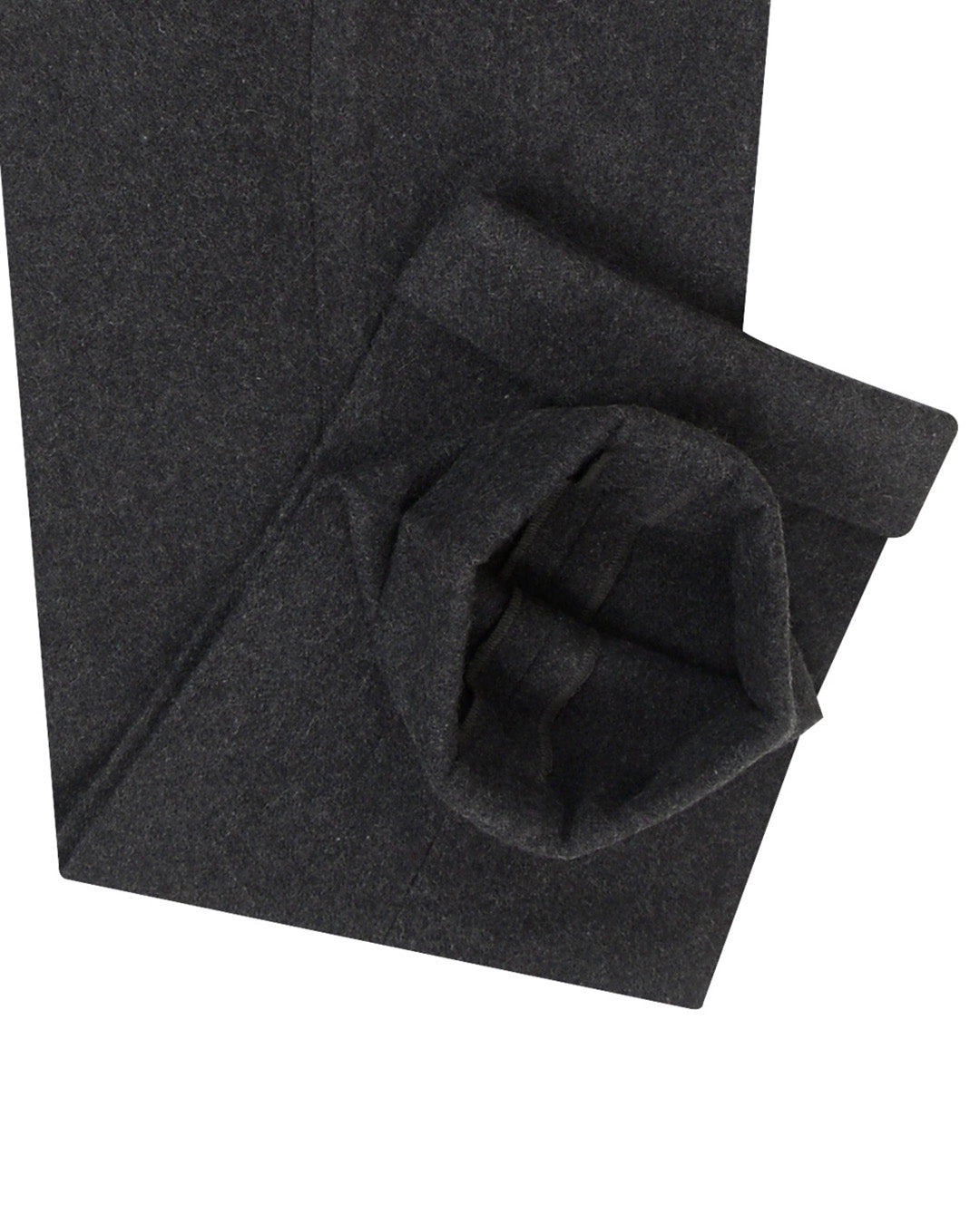 Charcoal Grey 100% Wool Flannel