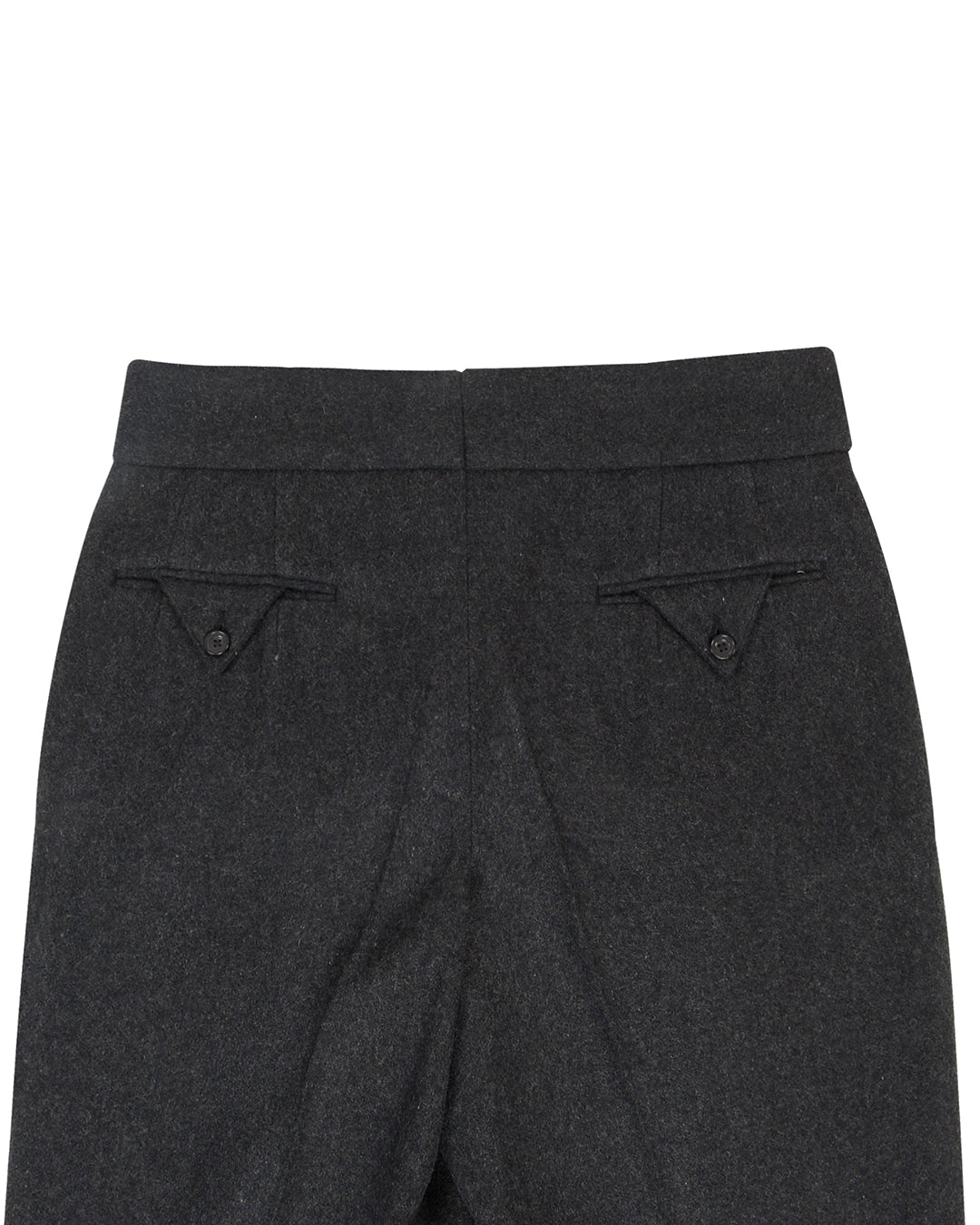 Charcoal Grey 100% Wool Flannel - 5