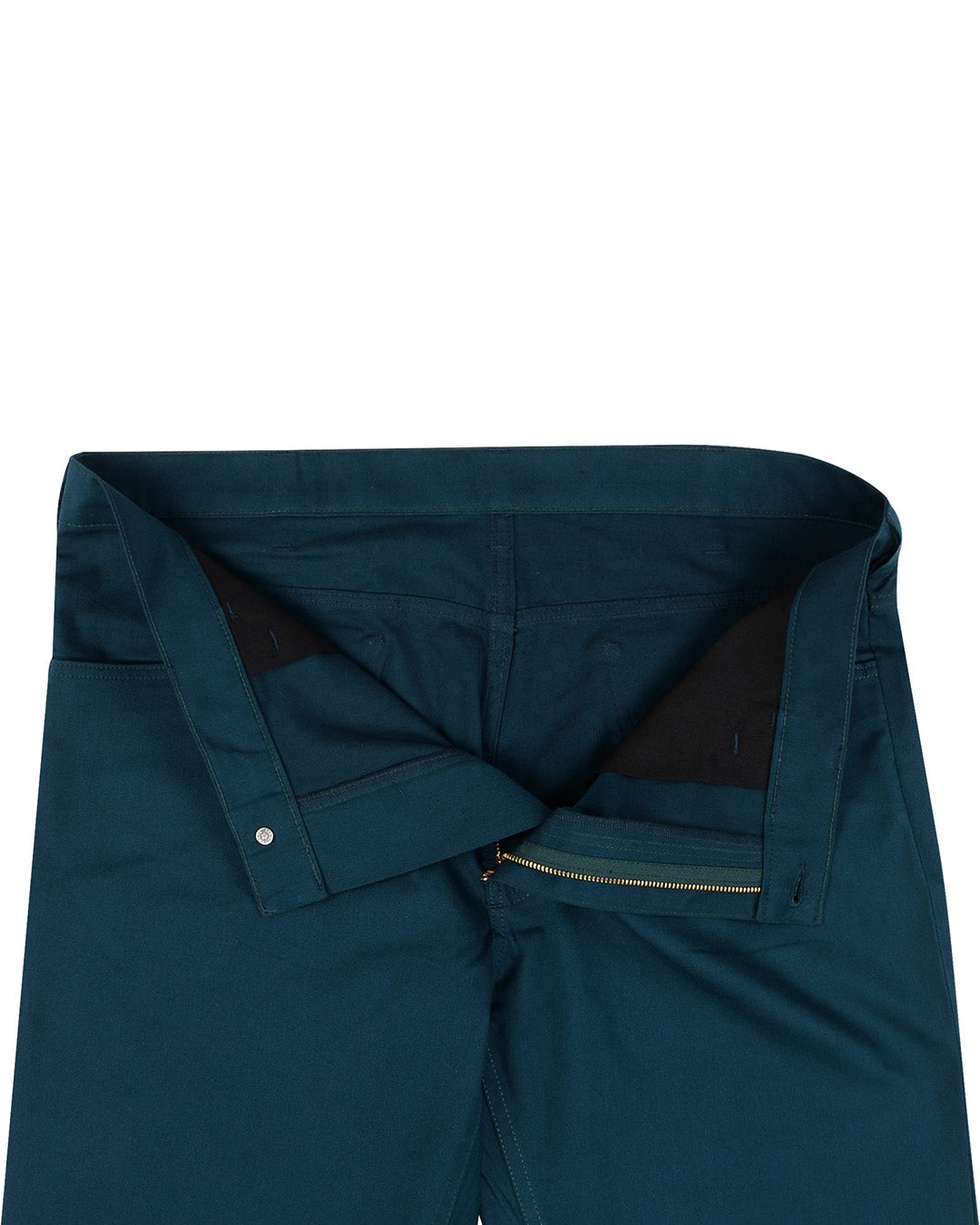 Cotton Twill: Dark Peacock Blue — Luxire Custom Clothing