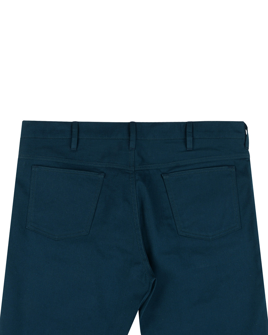 Cotton Twill: Dark Peacock Blue — Luxire Custom Clothing