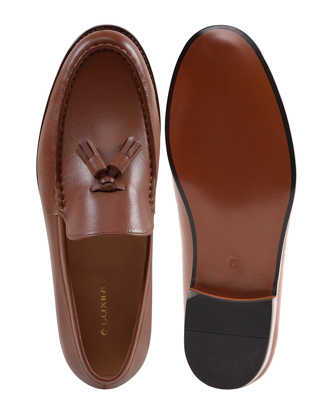 Tassel Loafers Tan - 5