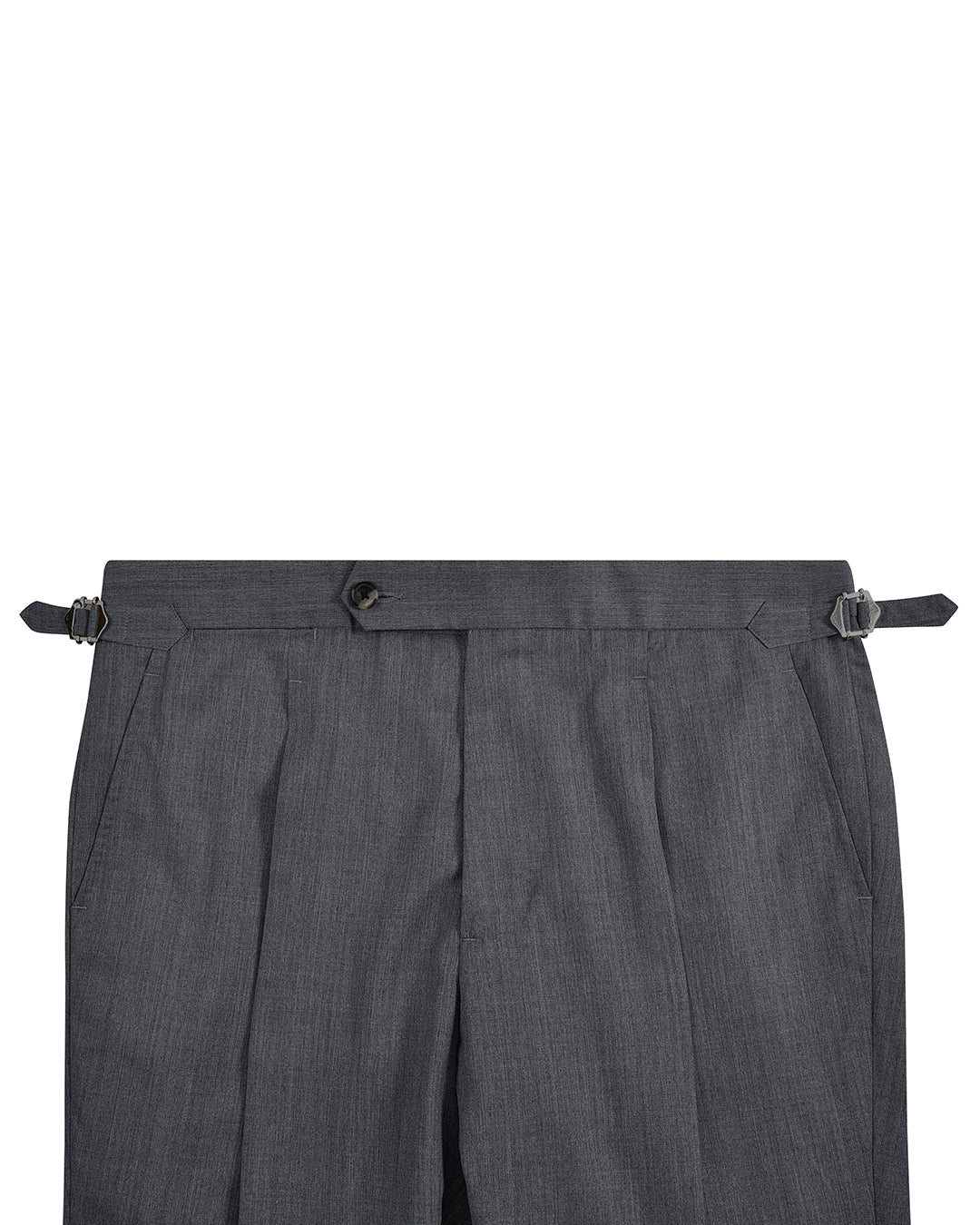 Mid Grey Wool Dress Pant - 2