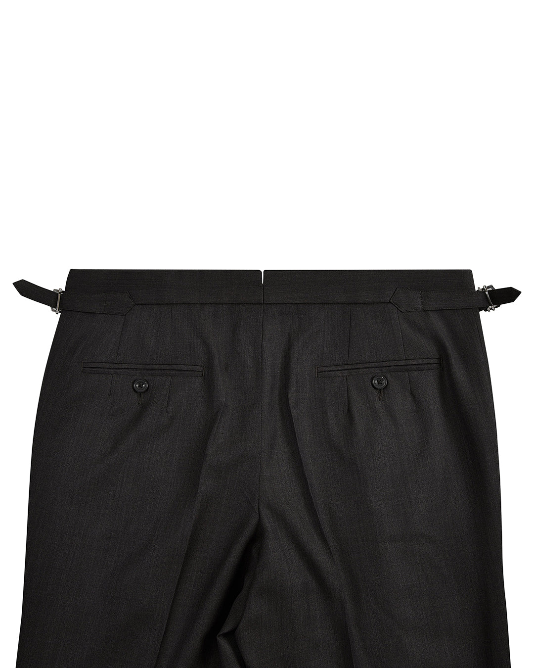 Midnight Grey Wool Dress Pant - 4
