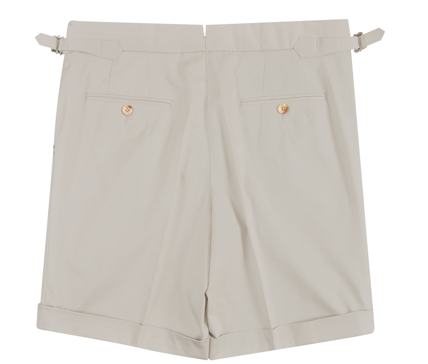 Ivory Twill Shorts