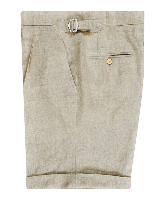 100% Linen Suiting Muslin Shorts