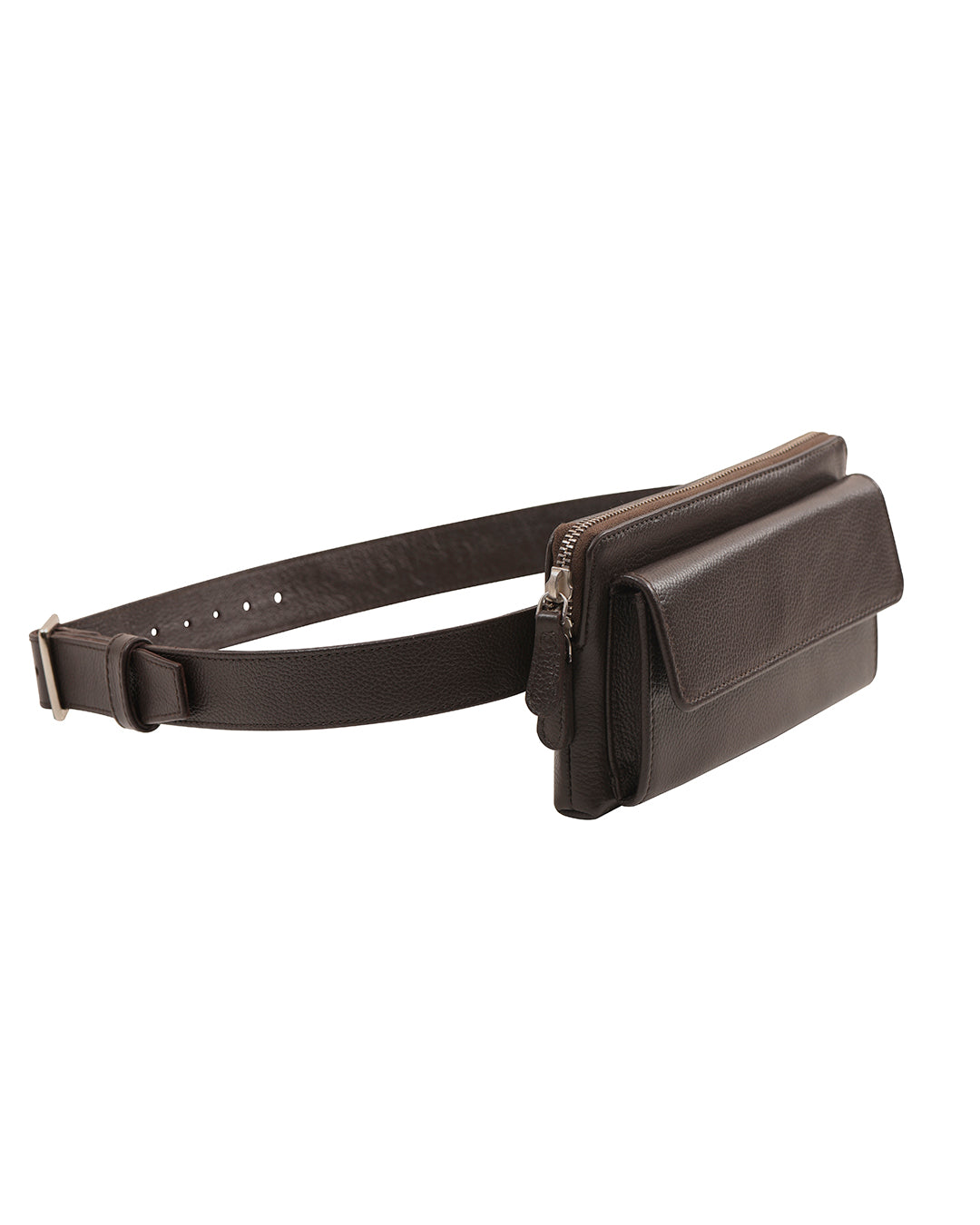 Brown Leather Waist Pouch