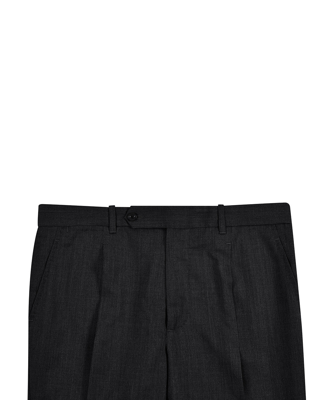 Washable Wool Dark Grey Dress Pant - 2