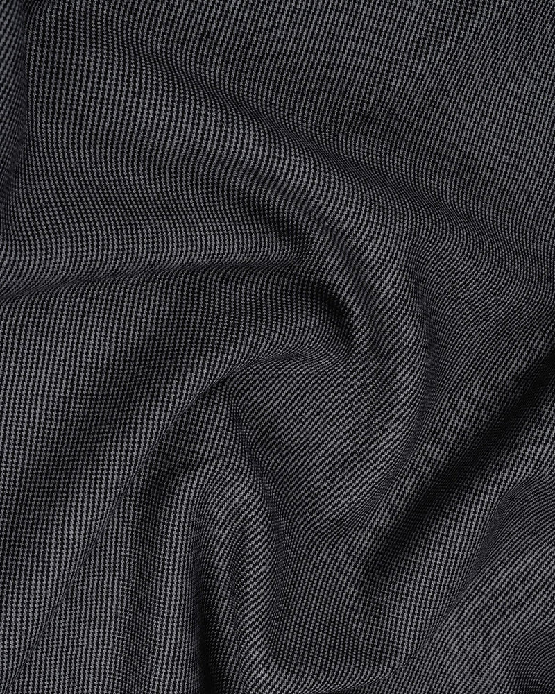 Dugdale Black Grey Houndstooth