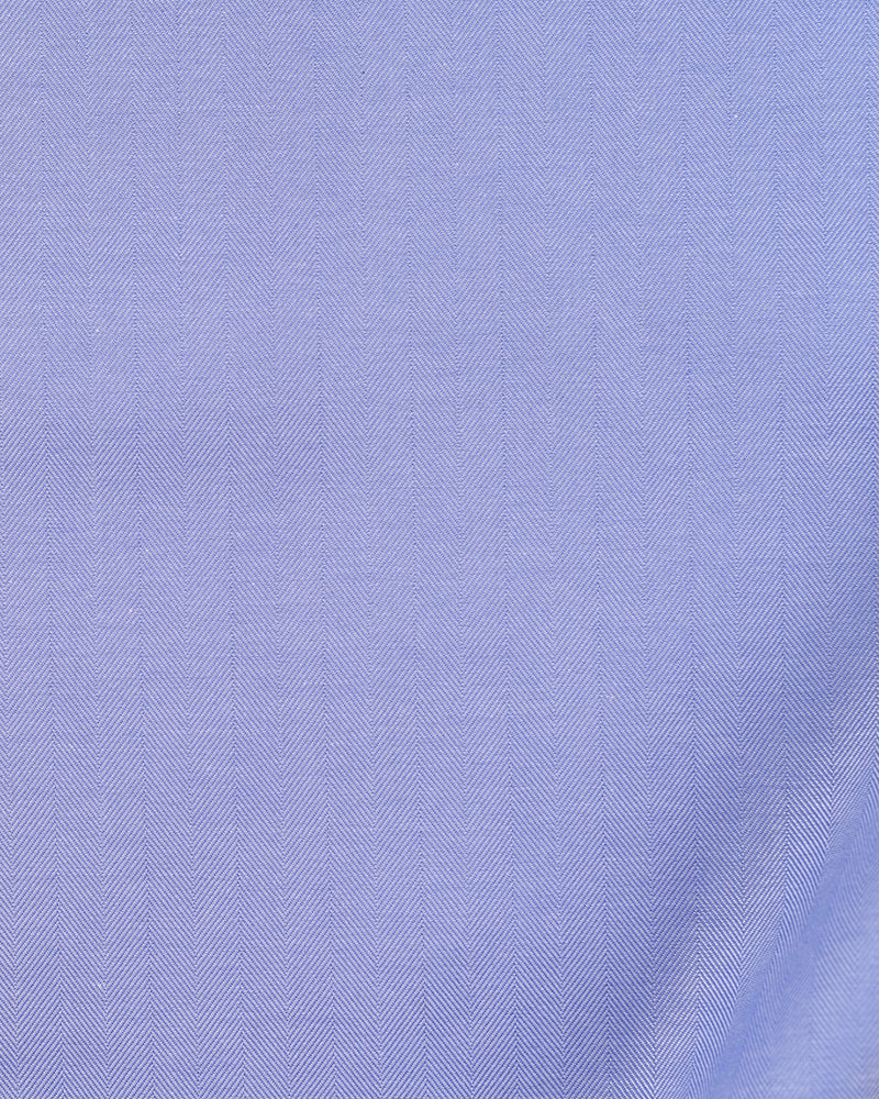 Sapphire Blue Herringbone