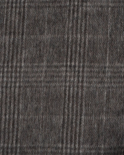 Loro Piana: Brown Glen Checks Cashmere
