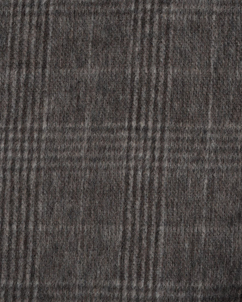 Loro Piana: Brown Glen Checks Cashmere