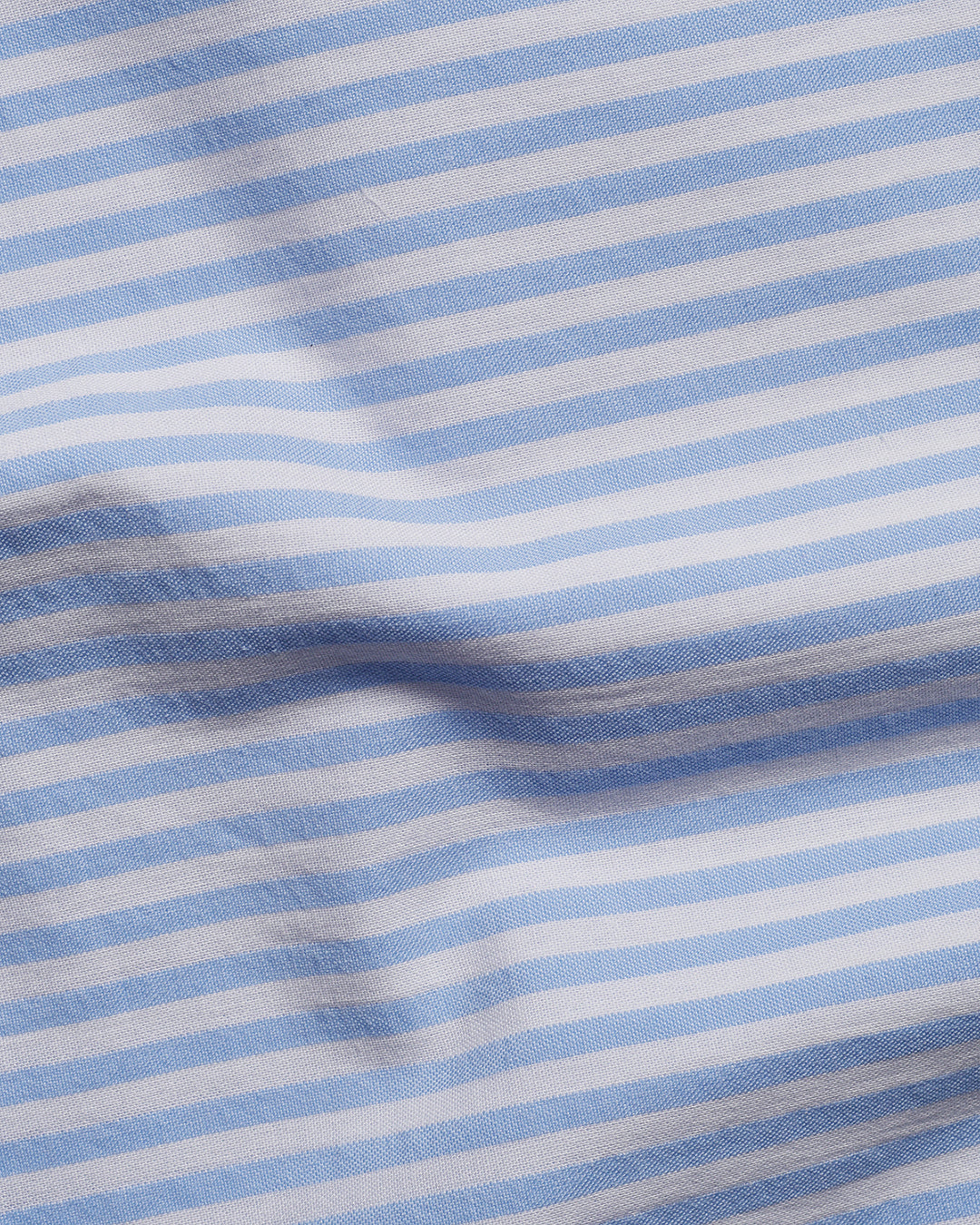 Powder Blue White Candy Stripes Seersucker - 5