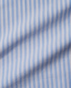 Powder Blue White Candy Stripes Seersucker