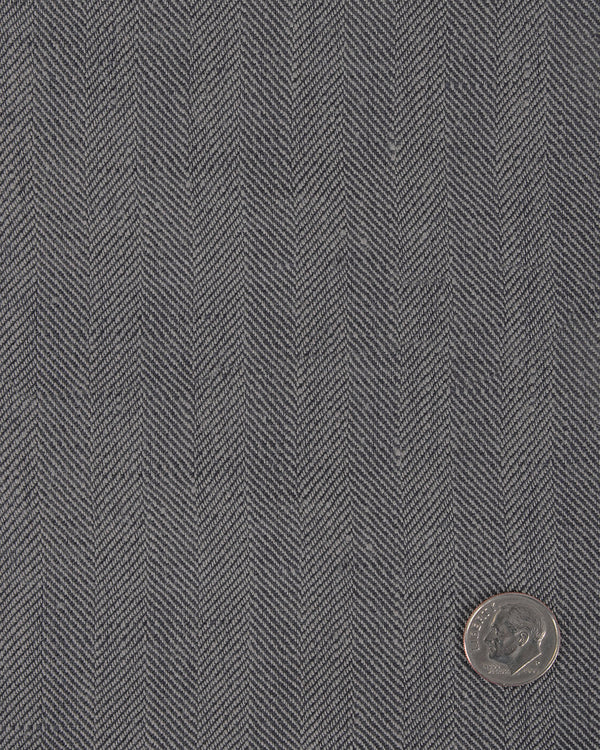 Dugdale Silver & Grey Herringbone