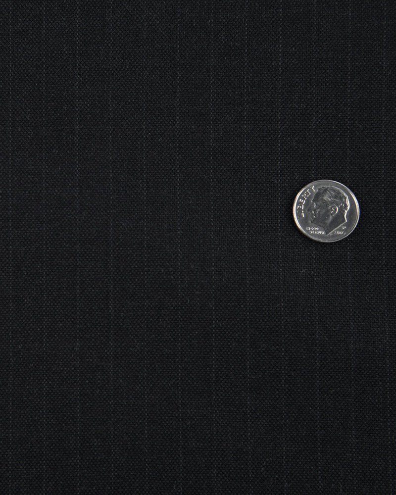 Dugdale Grey Pinstripes on Midnight Grey