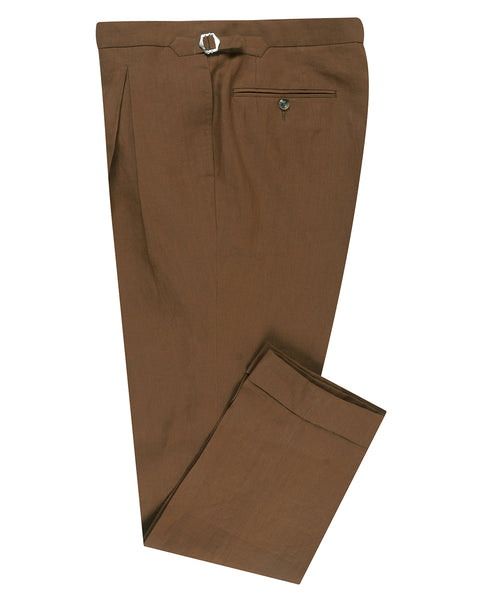 Dugdale Tobacco Linen – Luxire Custom Clothing