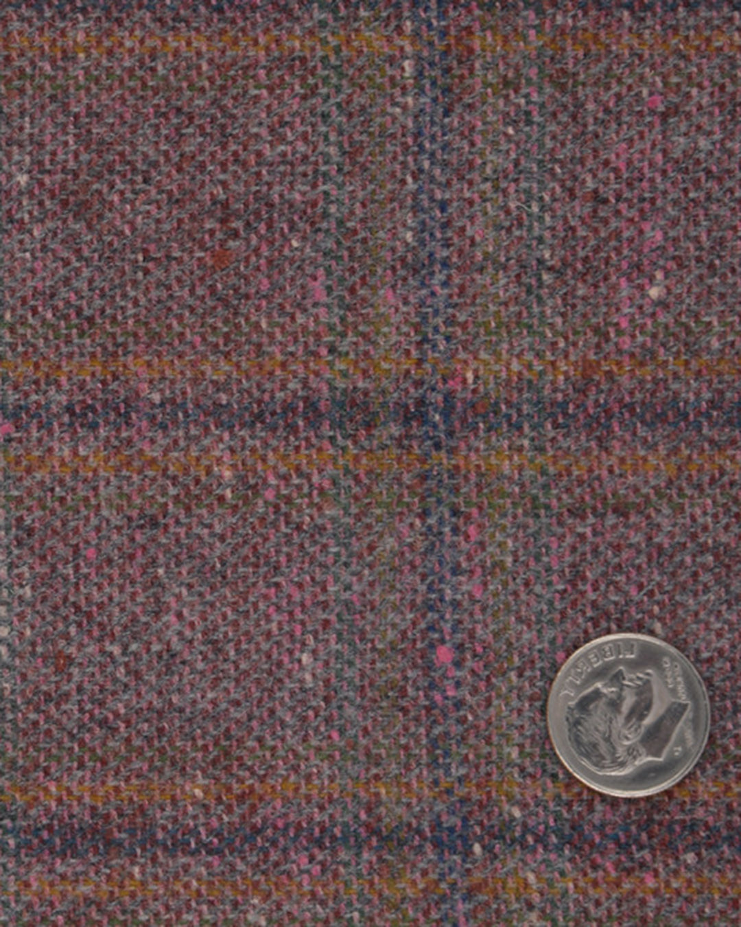EThomas Wool Silk Cashmere: Maroon Tattersal Windowpane Jacket