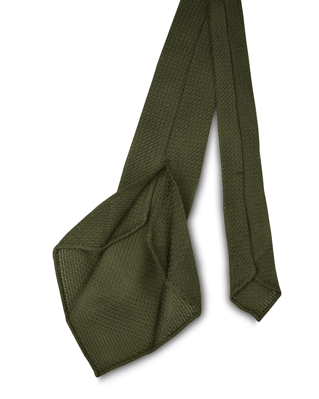 Grenadine Garza Grossa Olive Tie - 2