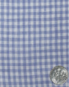 Linen:Blue Mini Gingham Shirt
