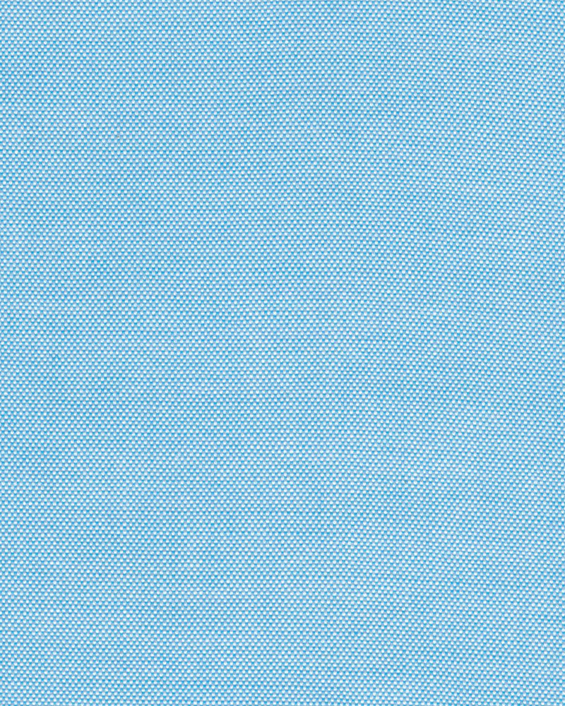 Turquoise Blue Pinpoint Oxford