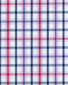 Red Pink Navy Shadow Tattersall