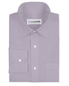 White Pin Stripes On Purple