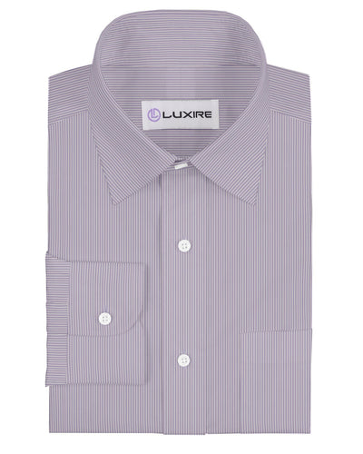 White Pin Stripes On Purple