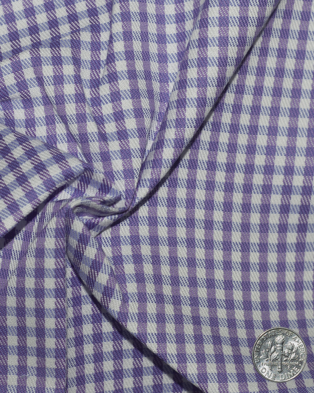 Purple Blue Mini Gingham - 4