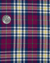 Majenta Blue Tartan Flannel