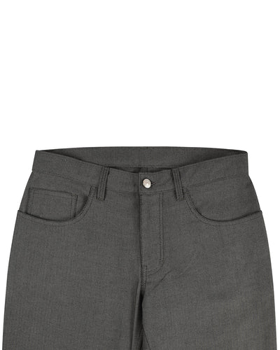 Grey Black Herringbone Pants