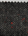 Holland & Sherry Tweed Wool Black & Grey With Red Point Tweed Point Tweed