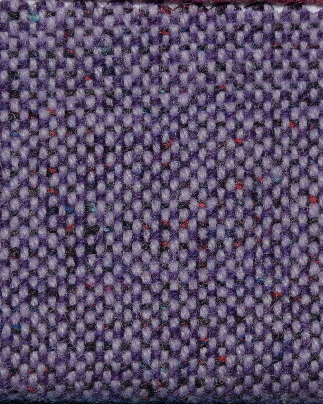 Holland & Sherry Tweed Wool Multicolor Purple With Light Purple With Red Point Tweed