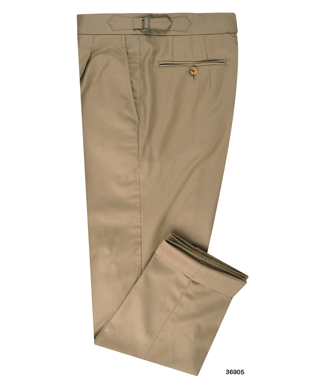 Holland Sherry Classic Worsted Flannel Khaki Twill - 1