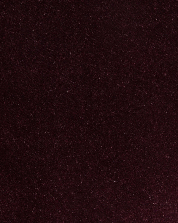 Loro Piana: Maroon Reddish Velvet