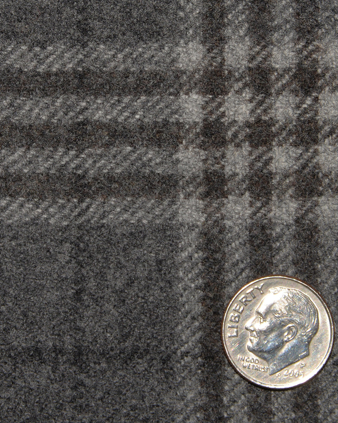 Loro Piana: Grey Tartan Checks - 3