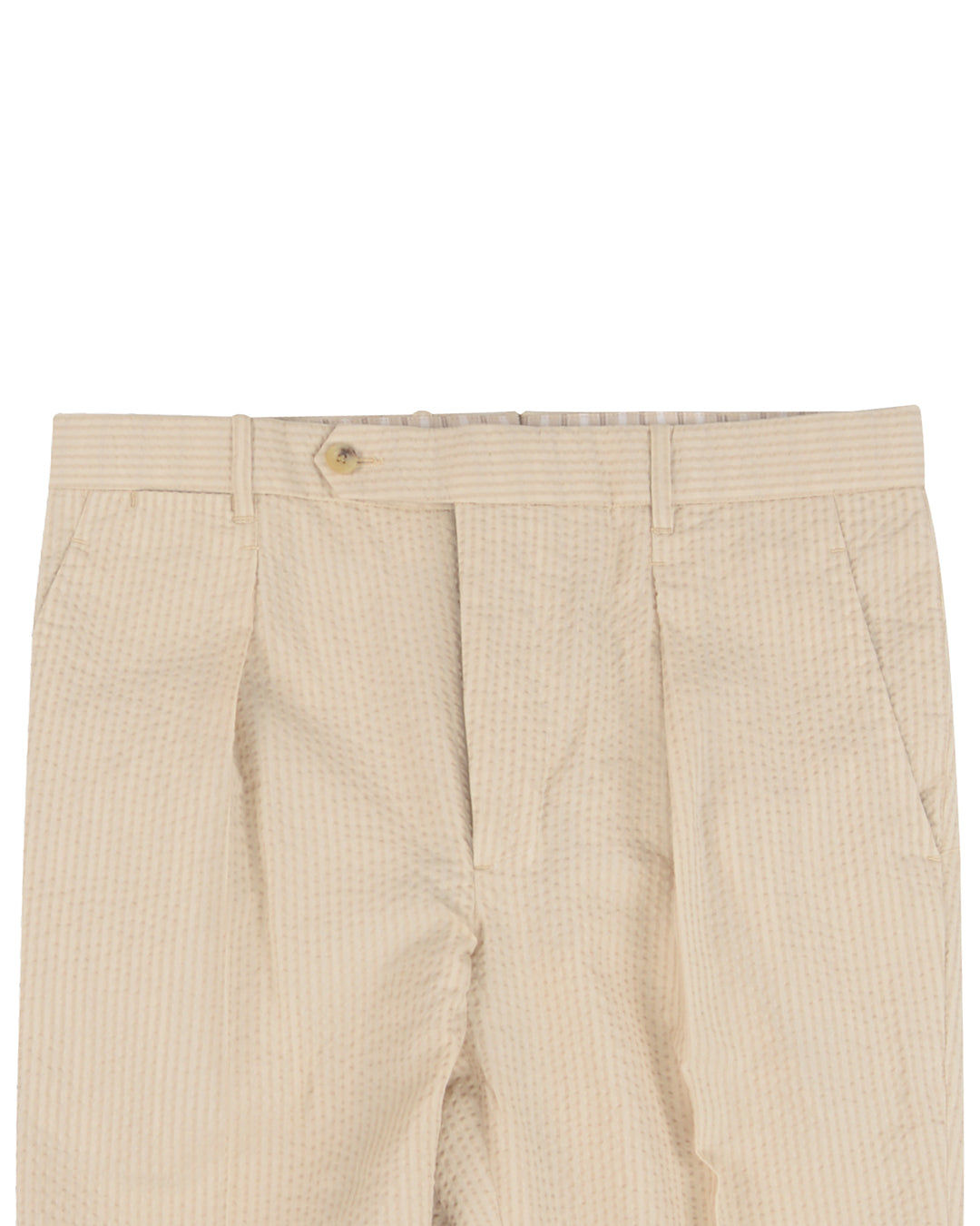 Loro Piana: Beige Seersucker - 2