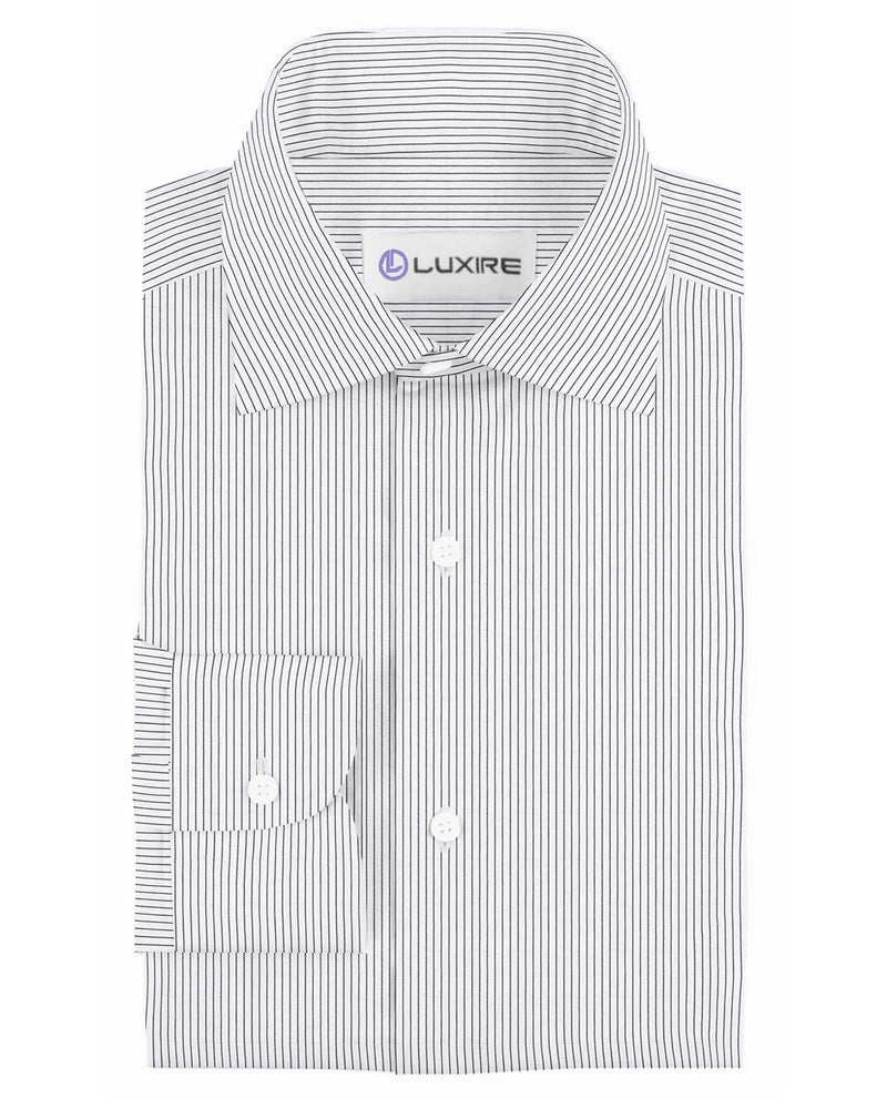 Luxire Presto: Monti White & Black Pin Stripes