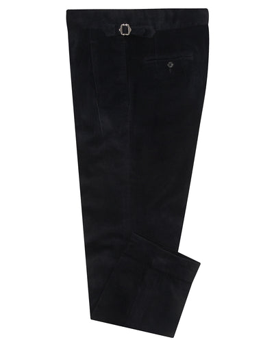 Midnight Black Corduroy 20 Wale