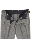 Molloy Herringbone Donegal Tweed Pants - Grey