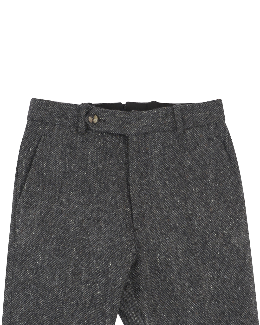 Molloy Plain Donegal Tweed Pants - Dark Grey - 2