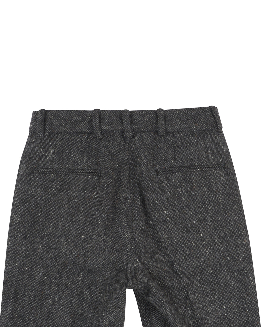 Molloy Plain Donegal Tweed Pants - Dark Grey