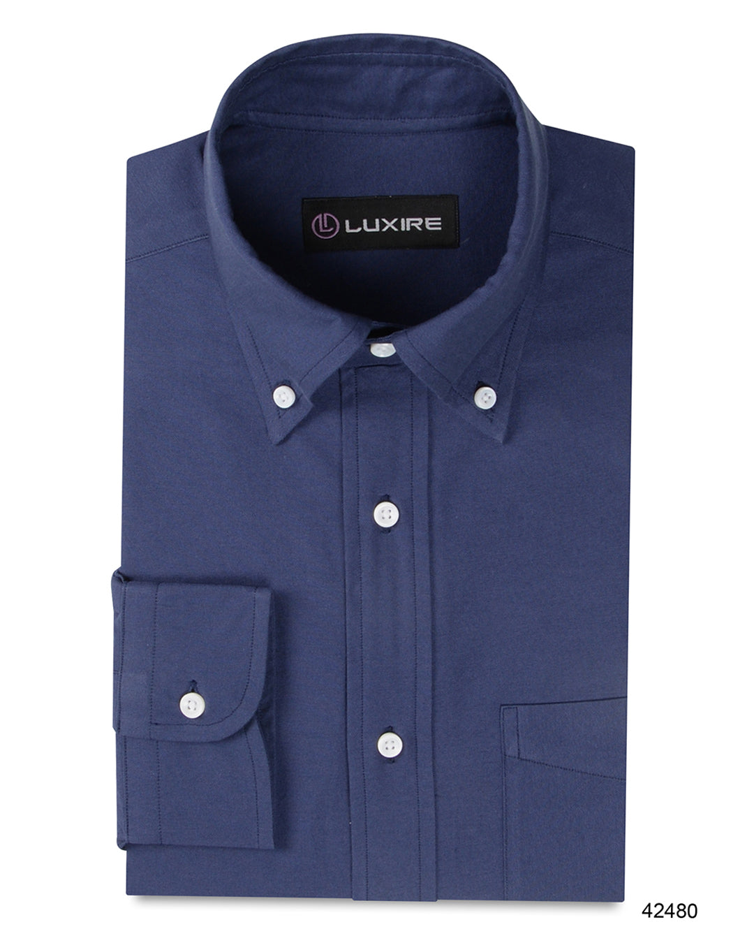 Navy Overdye Casual Shirt - 1